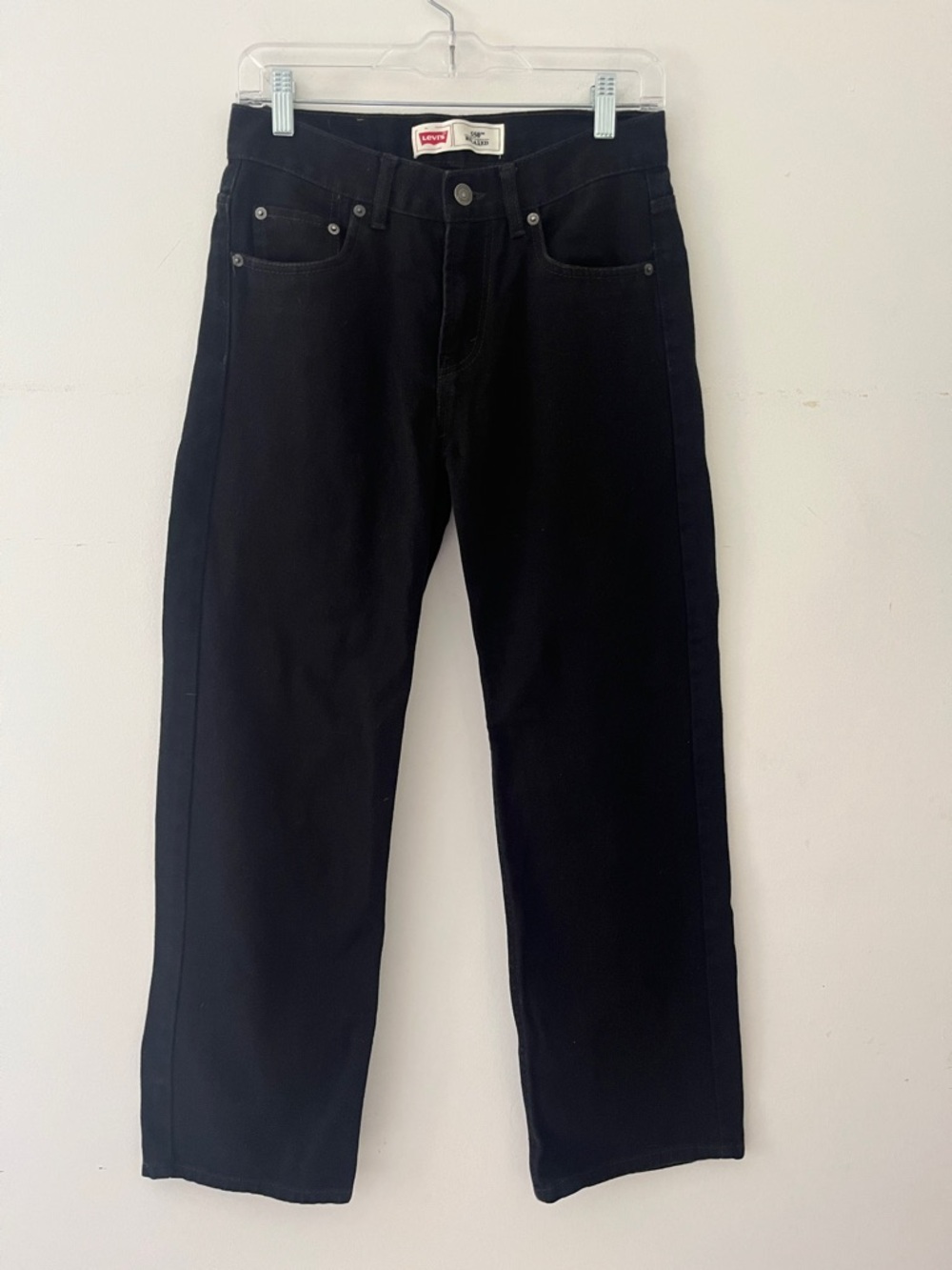 Levi's Black Straight Jeans 514 27x27